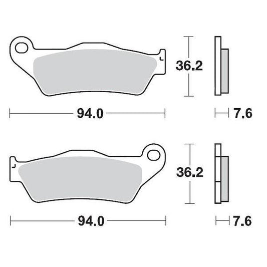 Brake Pad Ceramic 403204