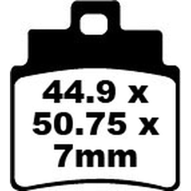 Brake Pad Sfa-Hh Series Sintered Metal Scooter SFA353HH