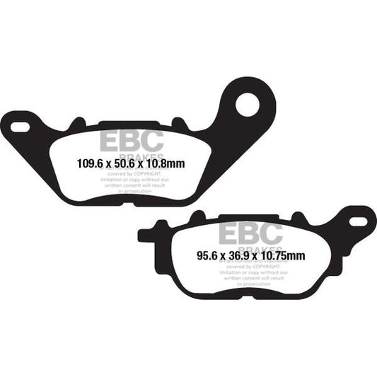Brake Pad Fa-Series Organic FA662