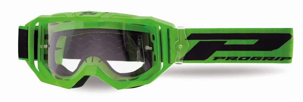 GOGGLE PRO GRIP VISION GO GREEN MATT/CLEAR