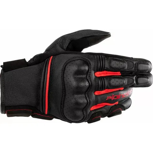 Phenom Leather Gloves Black/Red