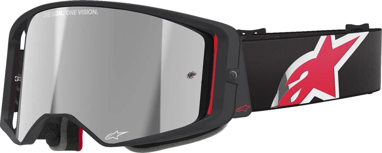 GOGGLE SUPERTECH CORP BLK/RED MIRROR-SILVER