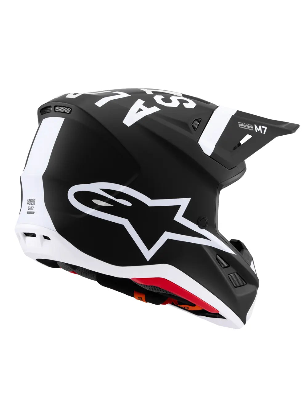 HELMET SM7 DASHER BLK/WHT M