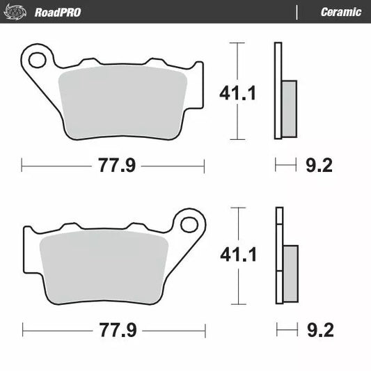 Brake Pad Ceramic 403404