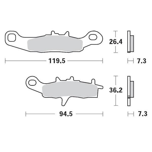 Brake Pad Racing 093911