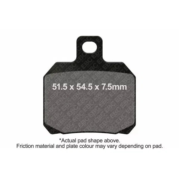 Brake Pad Epfa-Series Extreme Pro Sinter EPFA266HH