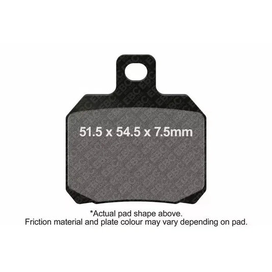 Brake Pad Epfa-Series Extreme Pro Sinter EPFA266HH