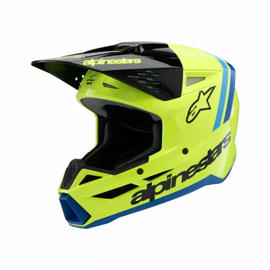 Youth S-M3 Radium Helmet Hi-Viz Yellow/Blue