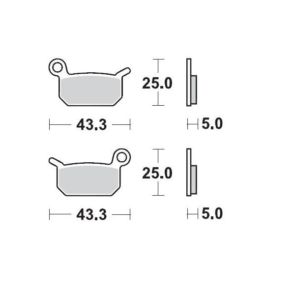 Brake Pad Racing 094711
