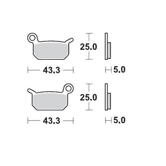 Brake Pad Racing 094711