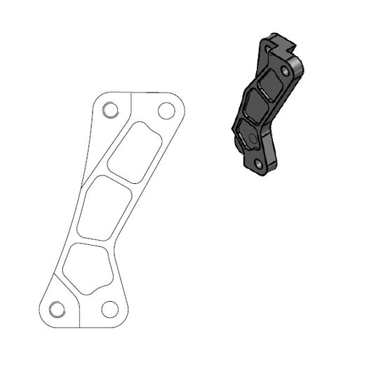 Brake Caliper Adaptor Sm 211076