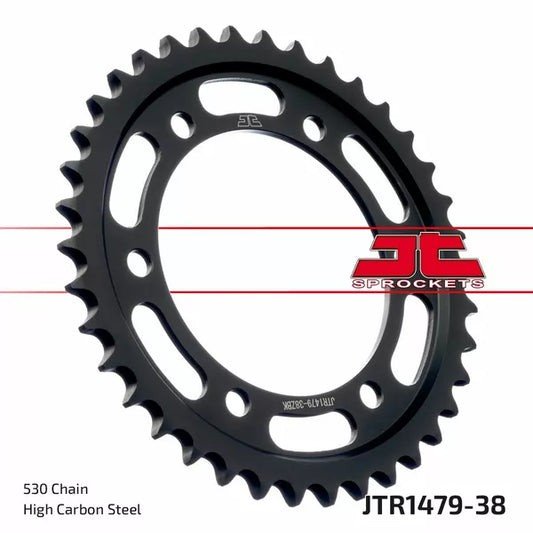 Sprocket Rear 38T 530 Blk Jtr1479.38Zbk