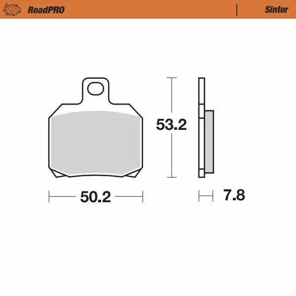 Brake Pad Sinter Rear 404802