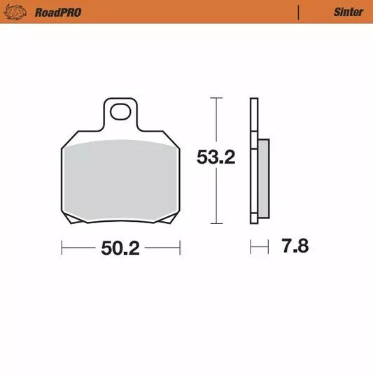 Brake Pad Sinter Rear 404802