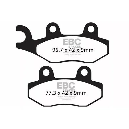 Brake Pad Sfac Series Carbon Fiber Scooter SFAC199