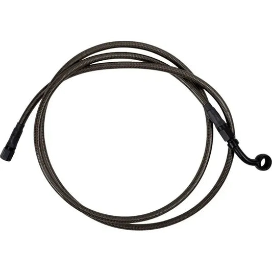 Brake Line Upper Carbon Coat Wblack Fittings +
