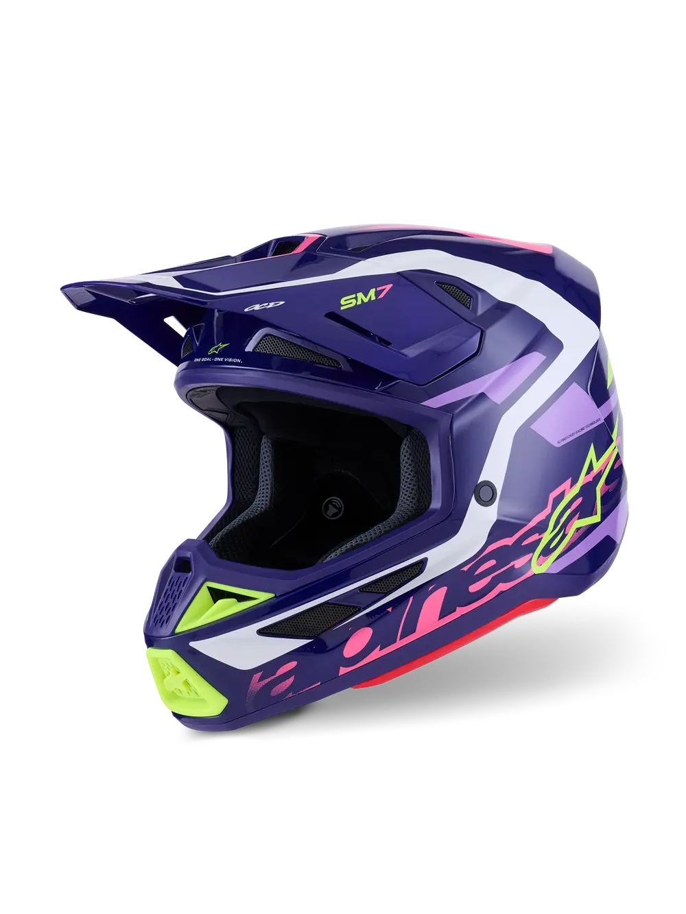 HELMET SM7 DEED PURPLE/PINK L