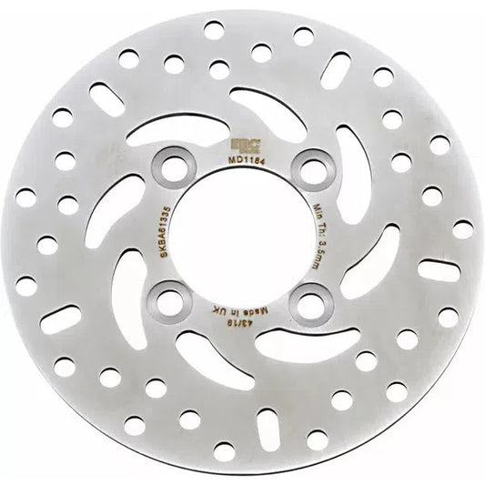 Brake Rotor Replacement Series Solid Round MD1184