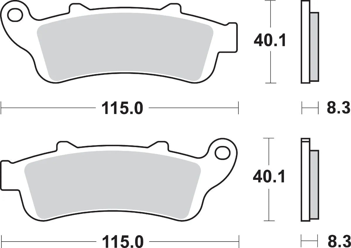 BRAKE PAD SINT FR