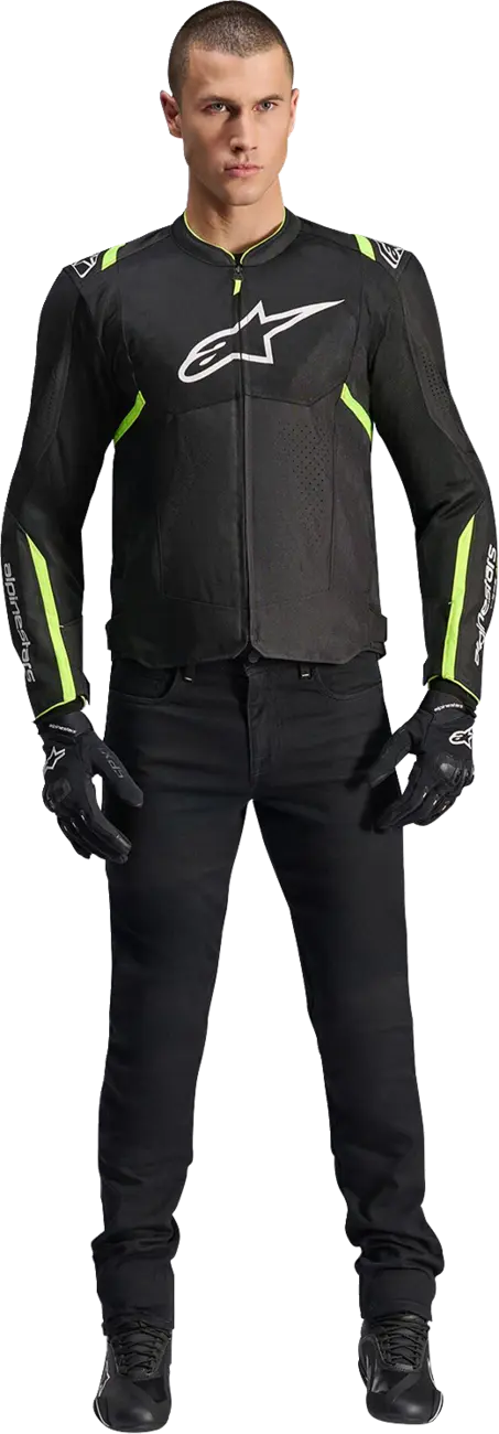 JACKET T-SPS AIR V2 BLK/YEL XL