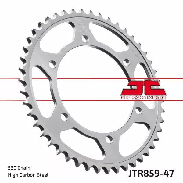 Sprocket Rear 47T 530 Blk Jtr859.47Zbk