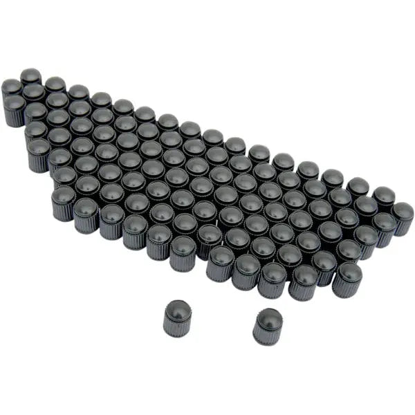 Cap Valve Stem Black 100P