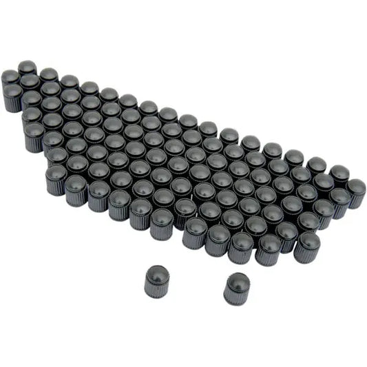 Cap Valve Stem Black 100P
