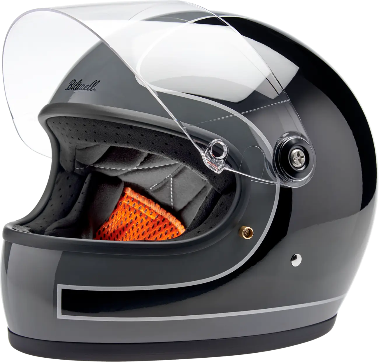 HELMET GRINGO S GLOSS STORM GRAY/BLACK TRACKER MD