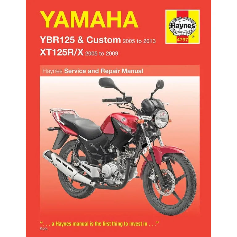 Yamaha Ybr125 & Xti25R/X  Manual