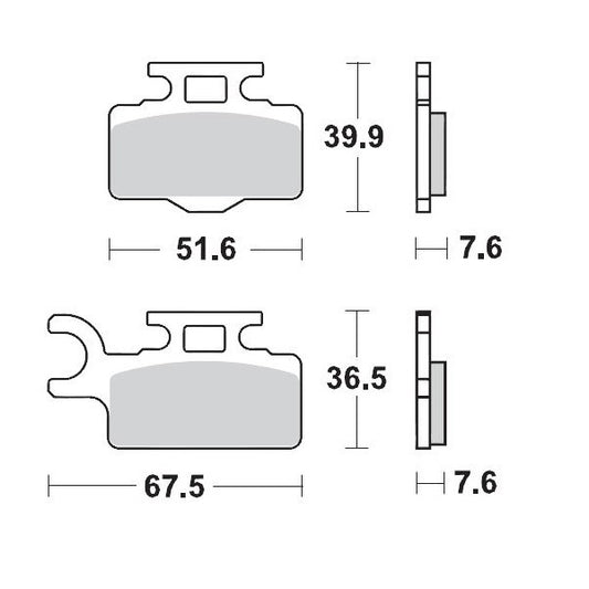 Brake Pad Racing 094111