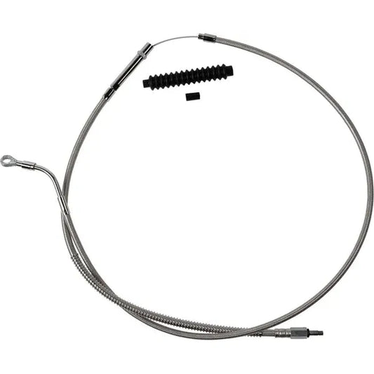 Clutch Cable  Stnls Braid Std