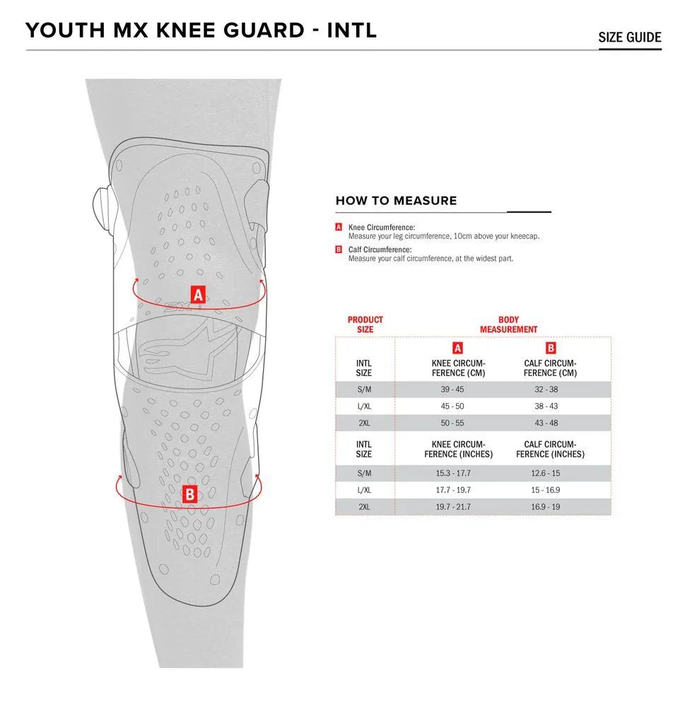 GRD KNEE YTH PGON BLK LXL