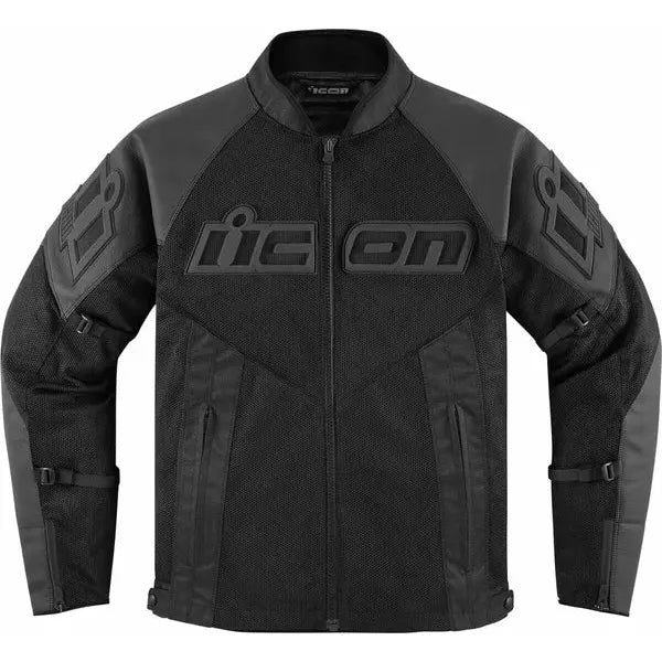 Mesh AF™ Leather Jacket Black