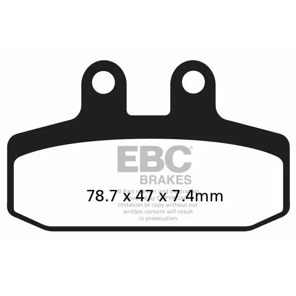 Brake Pad Sfac Series Carbon Fiber Scooter SFAC252