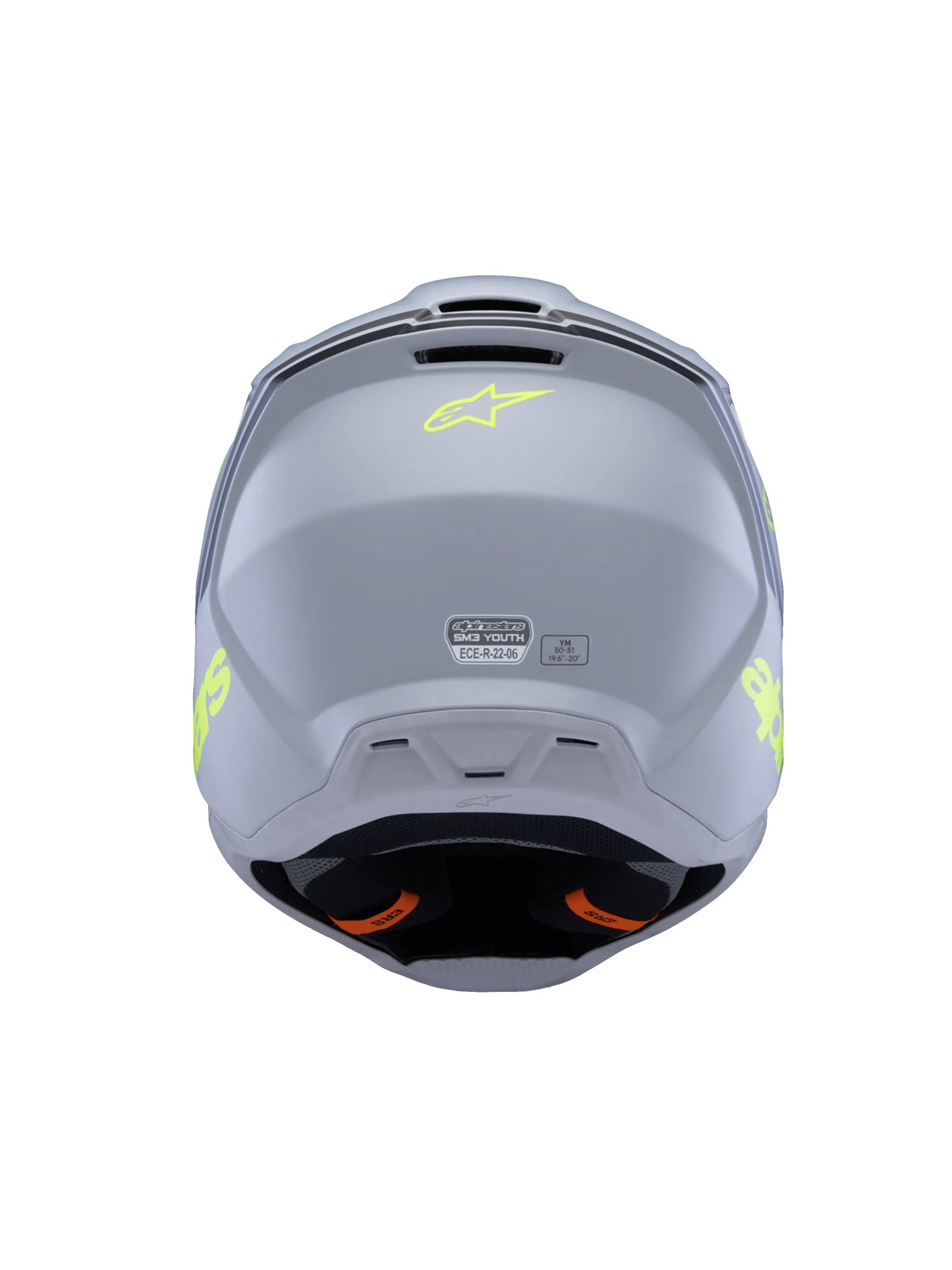 HELMET YTH SM3 RADIUM GY/BLK/YL YS