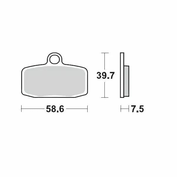 Brake Pad Racing Gp 097412