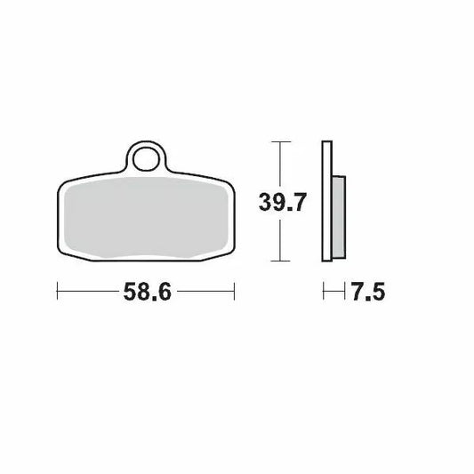 Brake Pad Racing Gp 097412