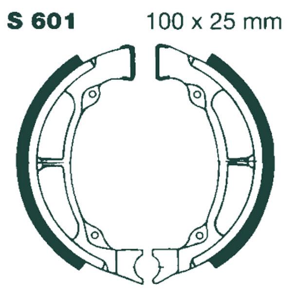 Brake Shoe Plain Series Organic S601