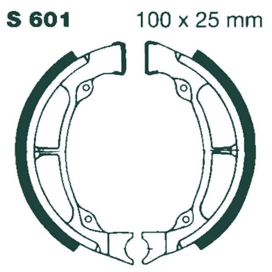 Brake Shoe Plain Series Organic S601