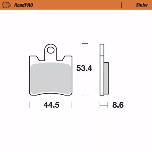 Brake Pad Sinter Front 405301