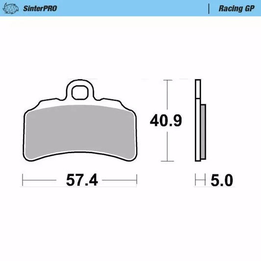 Brake Pad Racing Gp 099712