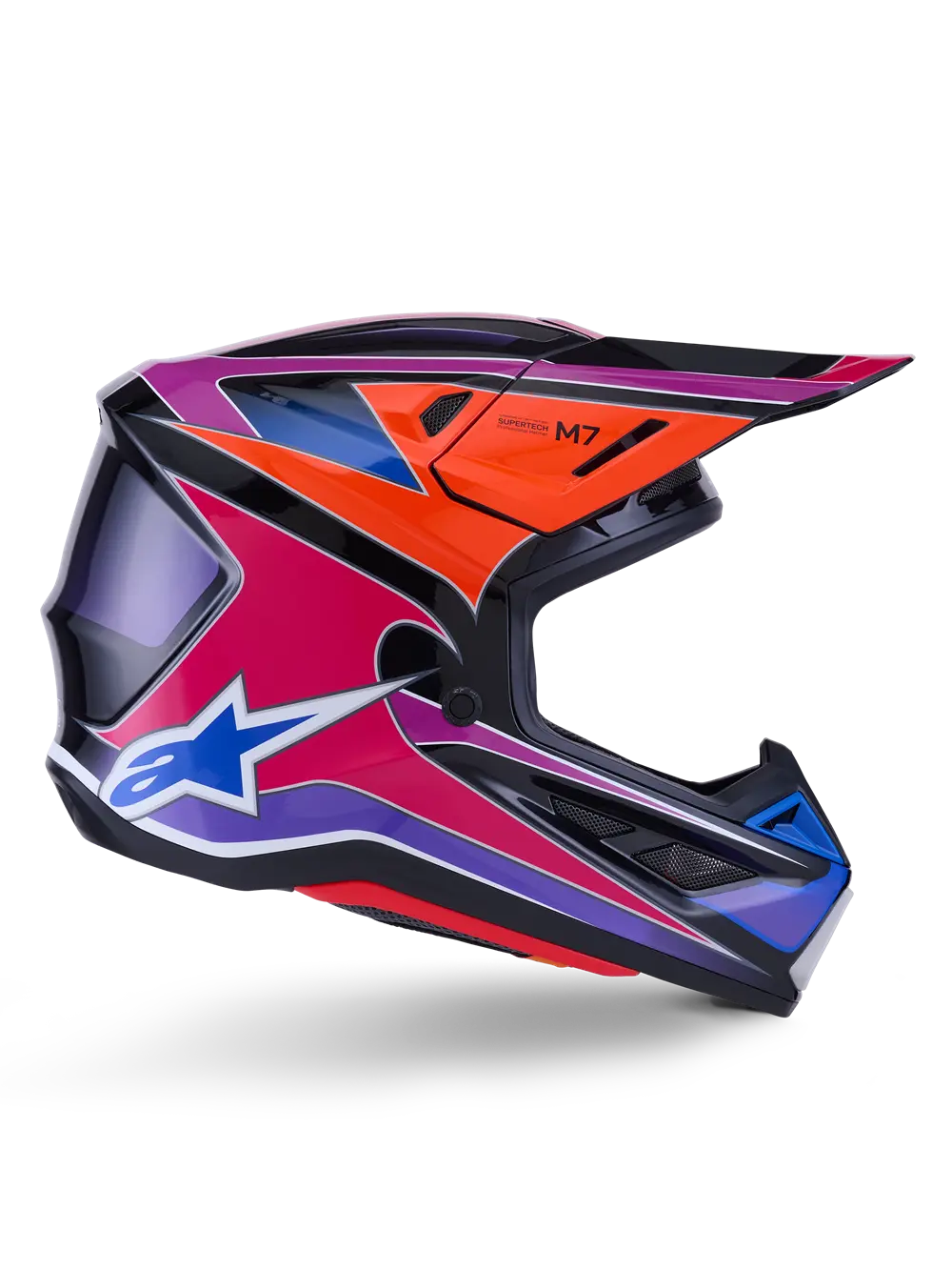 HELMET SM7 FUSE BLU/PU/PINK M