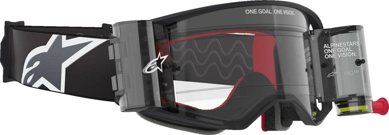 GOGGLE SUPERTECH CORP BLK/GRY CLEAR ROLL-OFF