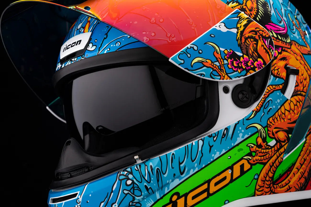 HELMET AIRFORM DINO FURY BLUE MD