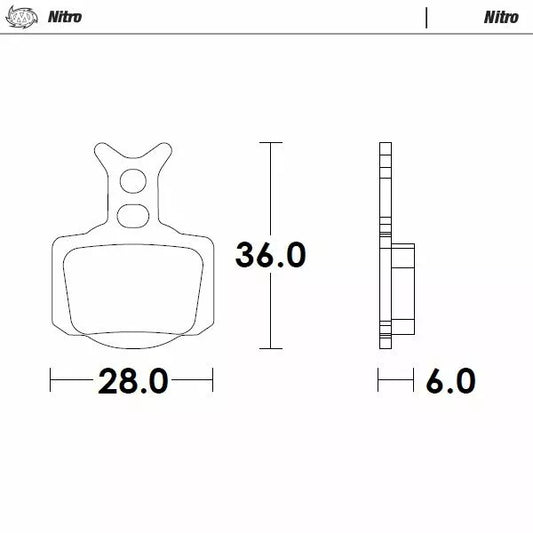 Brake Pads Nitro 82821