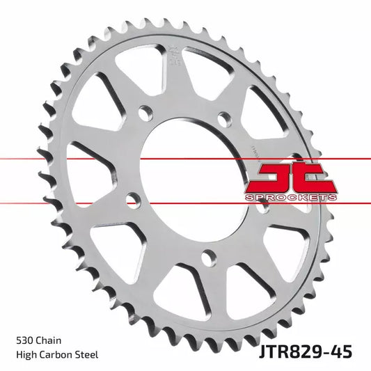 Sprocket Rear 45T 530 Blk Jtr829.45Zbk