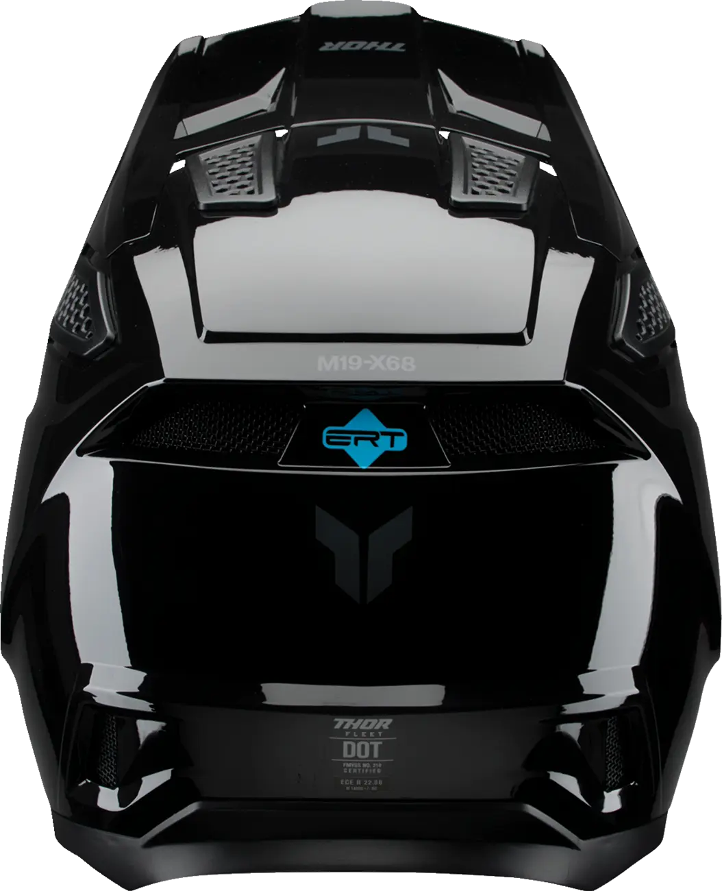 HELMET FLEET BLACKOUT GLOSS LG