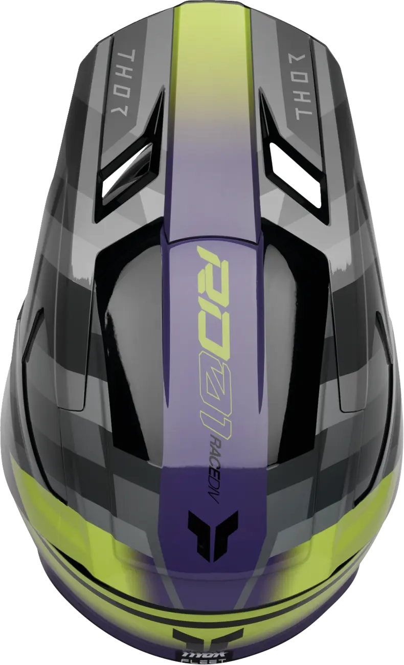 HELMET FLEET YTH CAMBER BK/PU L