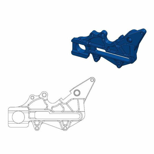 Brake Caliper Adaptor Blue 211107