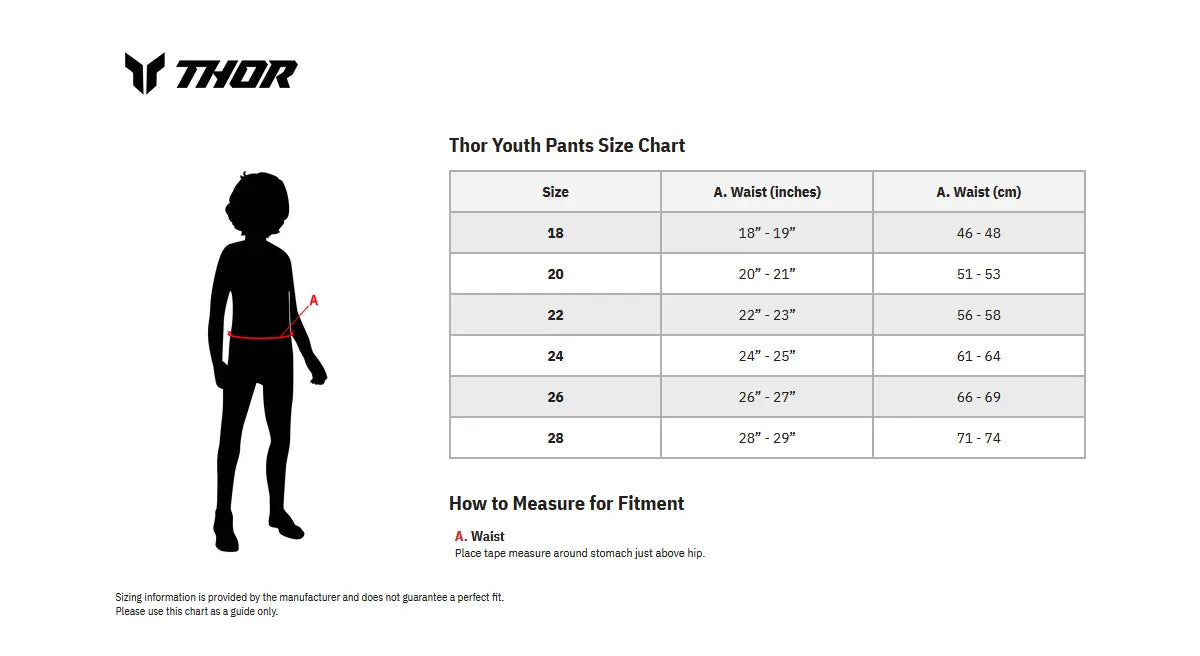PANT YTH RIDEMODE MENACE BLACK 20